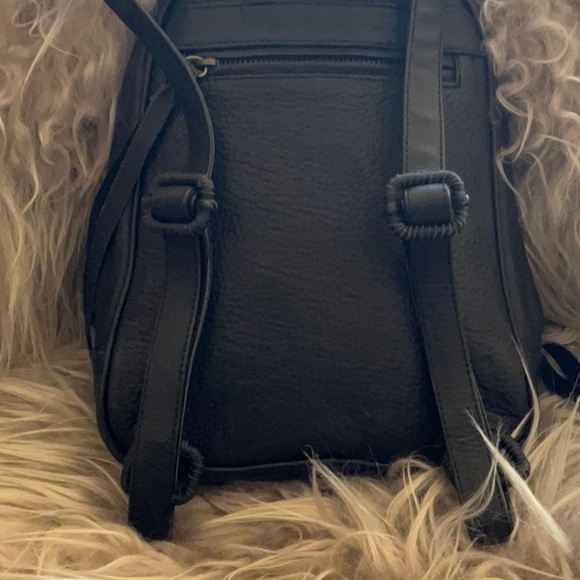 NWOT Cleobella Backpack  LEATHER PATCHWORK‎ STYLE BRAIDED HANDLE SMALL new-$280 main image 7